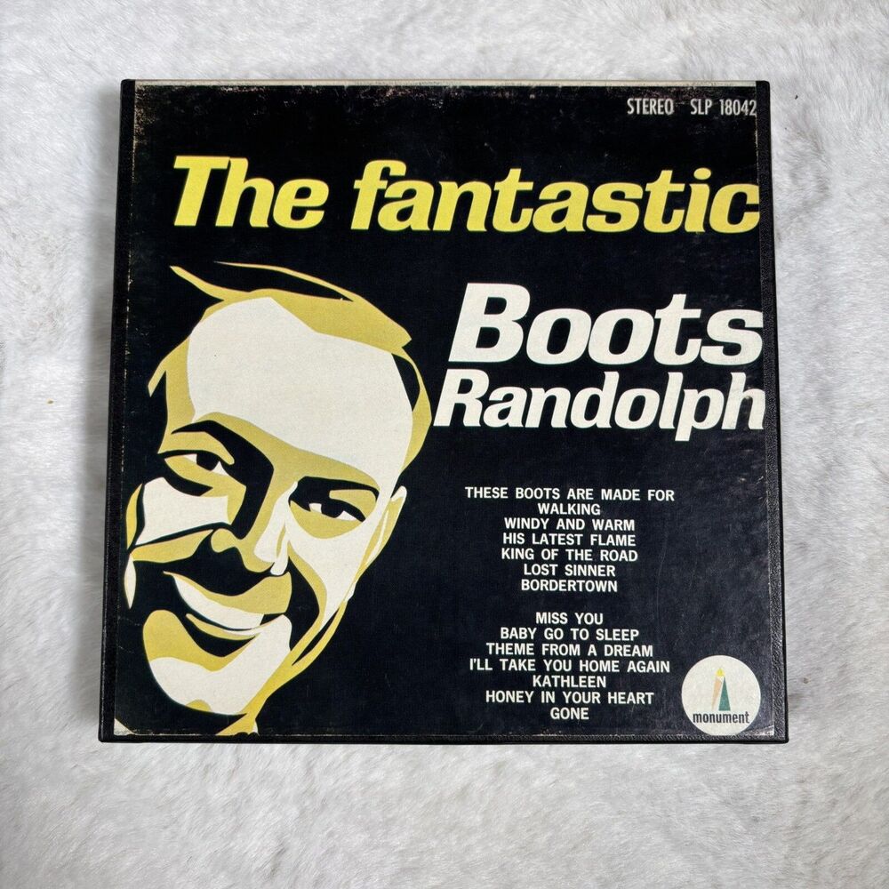 The Fantastic Boots Randolph 4 Track Reel To Reel Tape 7 Inch Vintage Rare 3 3/4